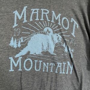 Marmot Shirt Mens XXL Mountain Graphic Eco Recycled Thread Tee Sustainable‎